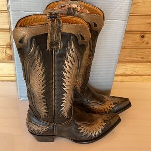 Old Gringo Eagle 13” Black/Fusil 8.5 NWB Boots